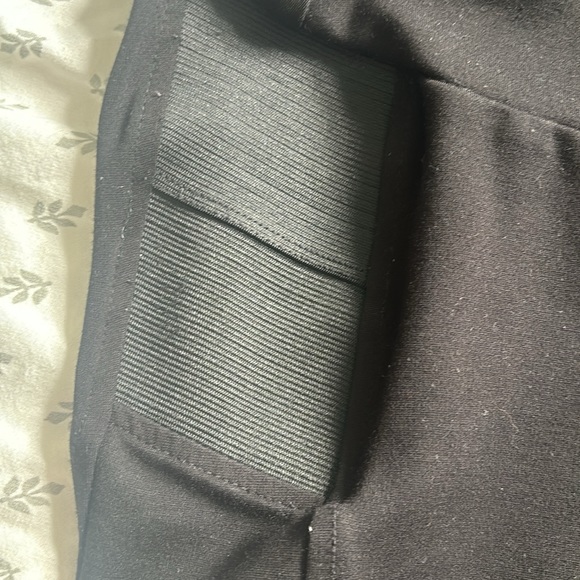 Maternity fit pants. Pleather details at calves minor imperfections - Picture 4 of 5